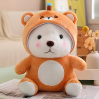 35/45cm Cute Teddy Bear Plush Toy Kawaii Stuffed Animals Bears Plushies Doll Anime Cartoon Soft Kids Toys for Girls Xmas Gifts