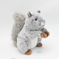 Realistic Stuffed Squirrel Toy Plush Animal Doll Kids Birthday Gifts
