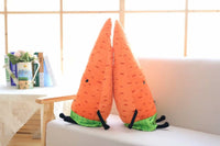 Plush Cute Carrot Pillow Soft Stuffed Flamingo Toy Girl Birthday Gifts