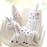 Cute Unicorn Plush Toy Soft Icecream Plush Pillow Animal Shaped Doll