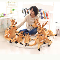 Giant Size Spotted Deer Plush Toys Cute Stuffed Giraffe Doll Kids Toy