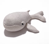 Light Color Stuffed Soft Whale Toy Baby Sleeping Doll Plush Pillow