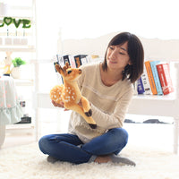 Giant Size Spotted Deer Plush Toys Cute Stuffed Giraffe Doll Kids Toy