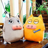Cartoon Lovely Stuffed Animal Doll Plush Emoji Pig Pillow Kids Toy