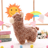 Cute Plush Alpaca Dolls Pillow Stuffed Animal Toys Kids Gift