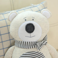 Plush Cotton Cartoon Bear Toy Soft Cute Stuffed Bunny Pillow