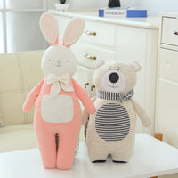 Plush Cotton Cartoon Bear Toy Soft Cute Stuffed Bunny Pillow