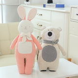 Plush Cotton Cartoon Bear Toy Soft Cute Stuffed Bunny Pillow