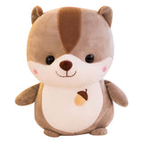 Large Soft Cute Cartoon Squirrel Plush Toy Stuffed Kids Animal Pillow