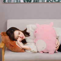 Cartoon Stuffed Dinosaur Plush Toys Soft Fox Pillow Cushion Dolls