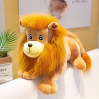 Soft Little Plush Lion Toy Fluffy Stuffed Doll Kids Animal Cute Pillow