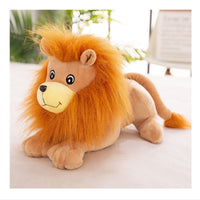 Soft Little Plush Lion Toy Fluffy Stuffed Doll Kids Animal Cute Pillow