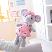 Lovely Simulation Mouse Plush Doll Soft Stuffed Animal Toy for Baby