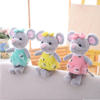 Lovely Simulation Mouse Plush Doll Soft Stuffed Animal Toy for Baby