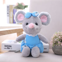 Lovely Simulation Mouse Plush Doll Soft Stuffed Animal Toy for Baby