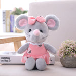 Lovely Simulation Mouse Plush Doll Soft Stuffed Animal Toy for Baby