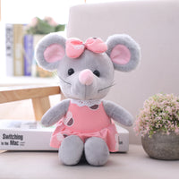 Lovely Simulation Mouse Plush Doll Soft Stuffed Animal Toy for Baby