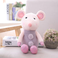 Lovely Simulation Mouse Plush Doll Soft Stuffed Animal Toy for Baby