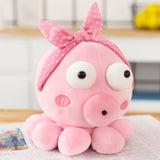 Super Cute Cartoon Big Eyes Octopus Plush Toy Stuffed Pillow Kids Gift