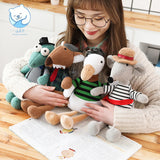 Soft Kids Toy Cute Stuffed Cartoon Mouse Duck Doll Plush Wolf Pillow