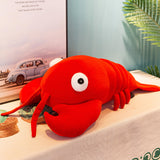 Lobster Plush Toy Stuffed Marine Animal Pillow Creative Soft Kid Toys