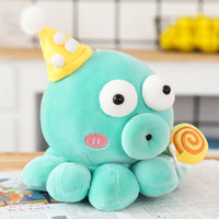 Super Cute Cartoon Big Eyes Octopus Plush Toy Stuffed Pillow Kids Gift