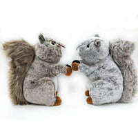 Realistic Stuffed Squirrel Toy Plush Animal Doll Kids Birthday Gifts