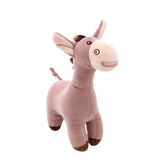 Creative Stuffed Cartoon Donkey Toy Super Cute Plush Animal Doll