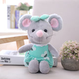 Lovely Simulation Mouse Plush Doll Soft Stuffed Animal Toy for Baby