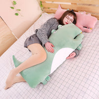 Cute Crocodile Plush Toy Cartoon Animal Stuffed Pillow Kids Gift