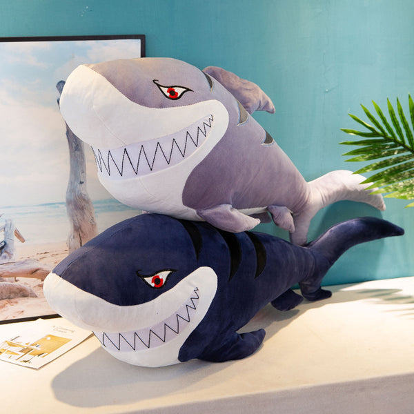 Giant Shark Stuffed Toy Cartoon Plush Animal Doll Kids Birthday