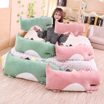 Cute Crocodile Plush Toy Cartoon Animal Stuffed Pillow Kids Gift