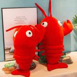 Lobster Plush Toy Stuffed Marine Animal Pillow Creative Soft Kid Toys