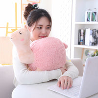 Cute Soft Stuffed Round Alpaca Toy Kids Favor Cartoon Plush Pillow