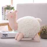 Cute Soft Stuffed Round Alpaca Toy Kids Favor Cartoon Plush Pillow