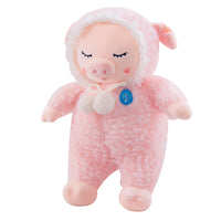 Lovely Cute Stuffed Sleeping Pig Pillow Kids Birthday Gifts Plush Toy