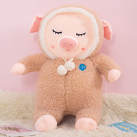 Lovely Cute Stuffed Sleeping Pig Pillow Kids Birthday Gifts Plush Toy