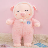 Lovely Cute Stuffed Sleeping Pig Pillow Kids Birthday Gifts Plush Toy
