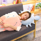 Cartoon Soft Stuffed Crab Pillow Kids Cushion Plush Animal Toy
