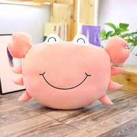 Cartoon Soft Stuffed Crab Pillow Kids Cushion Plush Animal Toy