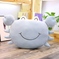 Cartoon Soft Stuffed Crab Pillow Kids Cushion Plush Animal Toy