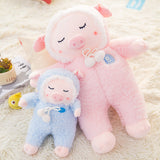 Lovely Cute Stuffed Sleeping Pig Pillow Kids Birthday Gifts Plush Toy