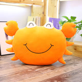Cartoon Soft Stuffed Crab Pillow Kids Cushion Plush Animal Toy