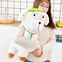 Giant Big Eyes Soft Cute Stuffed Alpaca Toy Cartoon Plush Llama Pillow