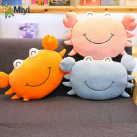 Cartoon Soft Stuffed Crab Pillow Kids Cushion Plush Animal Toy