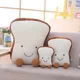 Soft Toast Shape Plush Toy Girls Gifts Cute Bread Food Stuffed Cushion