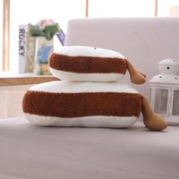 Soft Toast Shape Plush Toy Girls Gifts Cute Bread Food Stuffed Cushion