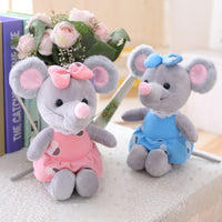 Lovely Simulation Mouse Plush Doll Soft Stuffed Animal Toy for Baby