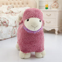 Sheep Stuffed Animals Cute Lamb Plush Toy with Shiny Scarf Baby Gift