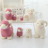 Sheep Stuffed Animals Cute Lamb Plush Toy with Shiny Scarf Baby Gift